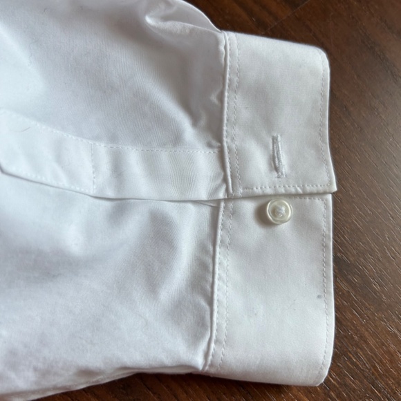 Lands’ End white button-down shirt, size 16P - Picture 7 of 7